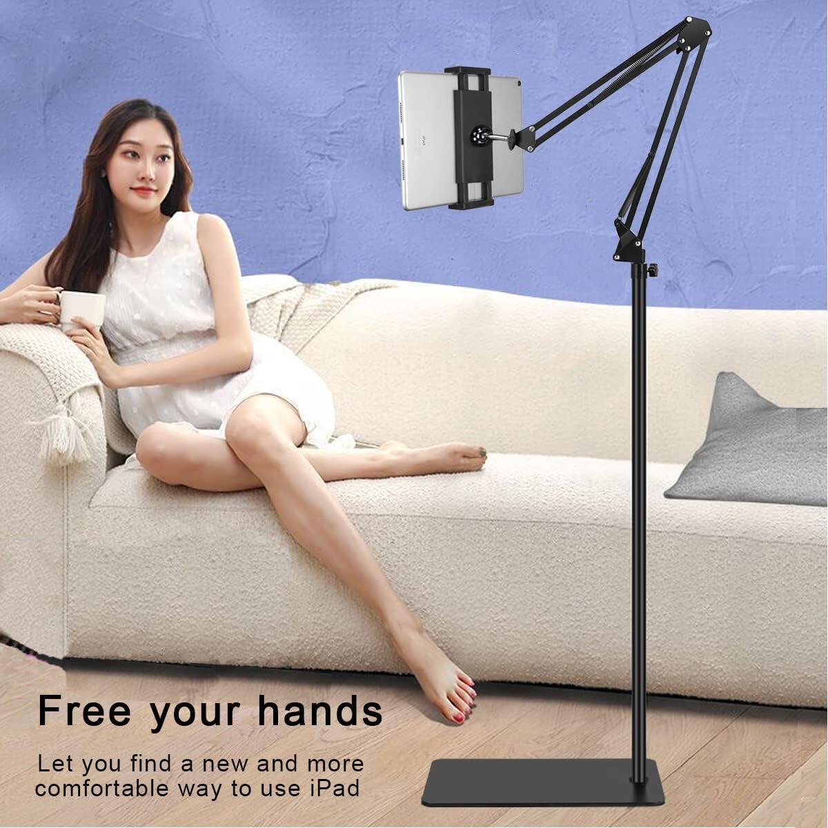 FlexiStand Pro – Soporte de Suelo Ajustable para Tablets y Smartphones