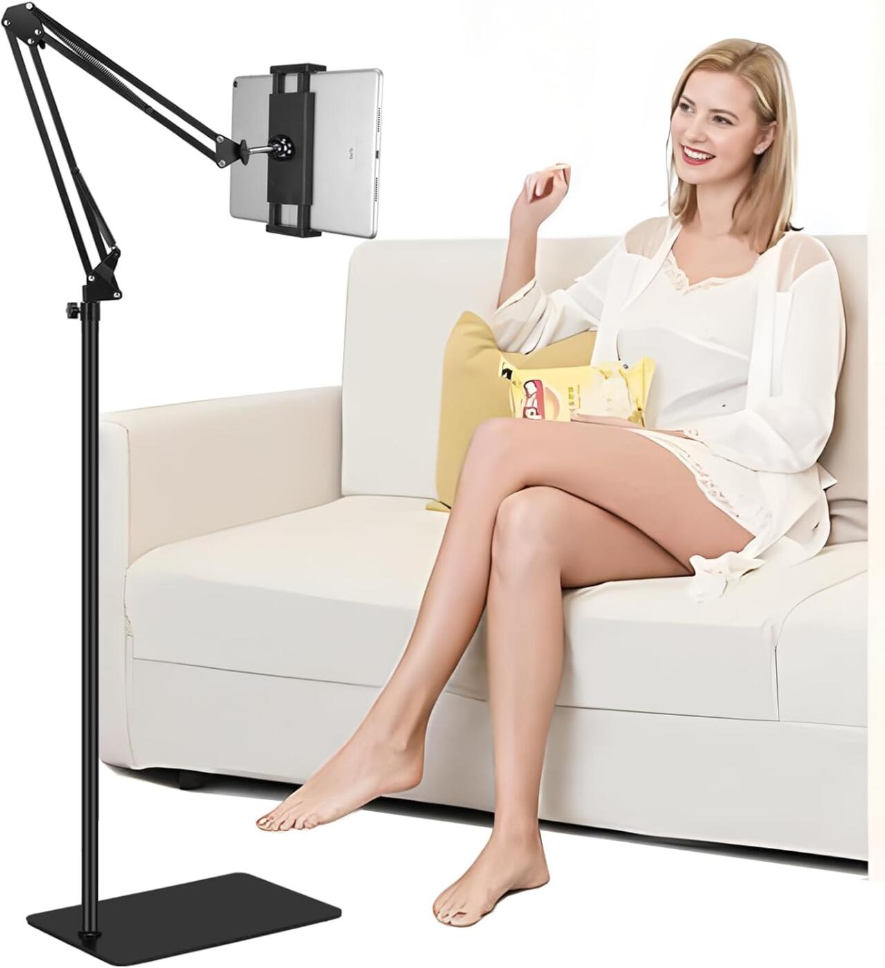 FlexiStand Pro – Soporte de Suelo Ajustable para Tablets y Smartphones
