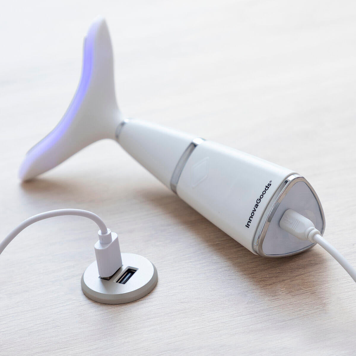 Reductor de Papada con Termoterapia y Luz LED