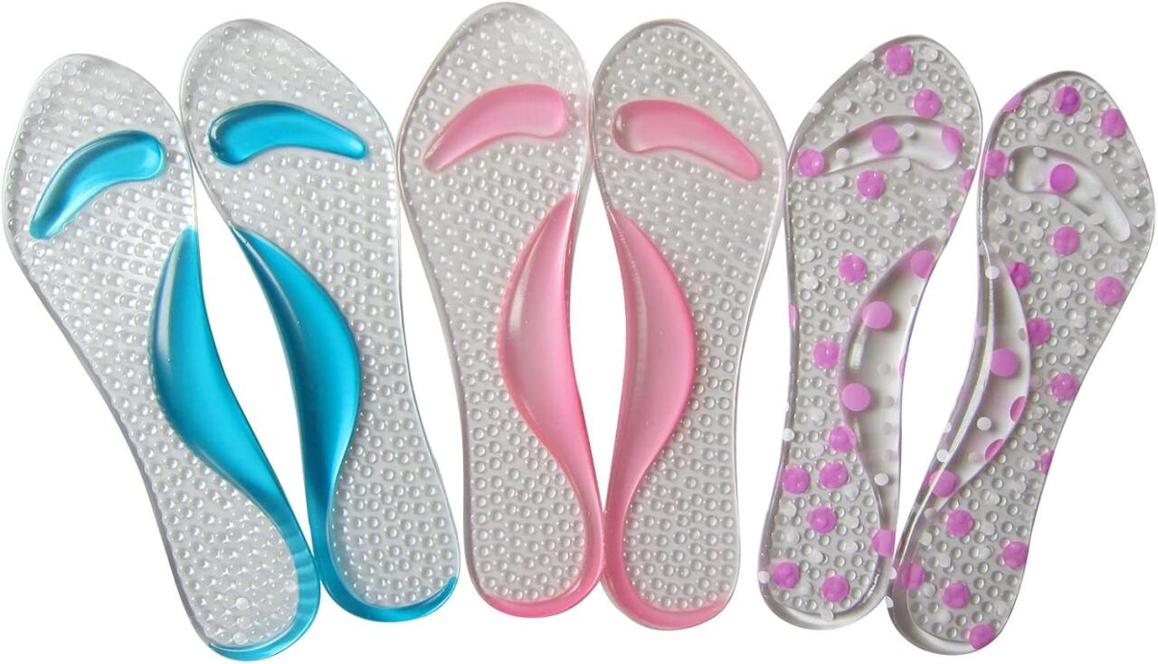 Plantillas de Masaje Nitouy Gel Pads Arch Metatarsal Support para Tacones Altos Sandalia